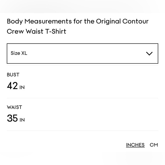 NWOT Aritzia Original Contour Crew Waist T-Shirt - Picture 6 of 6